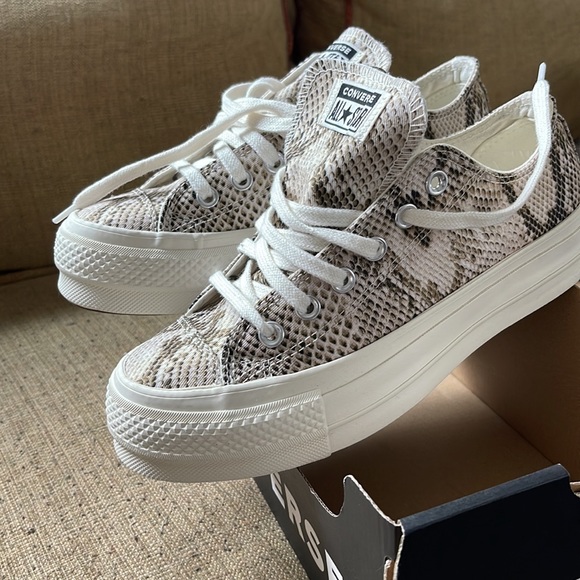Snakeskin platform converse - Picture 4 of 5